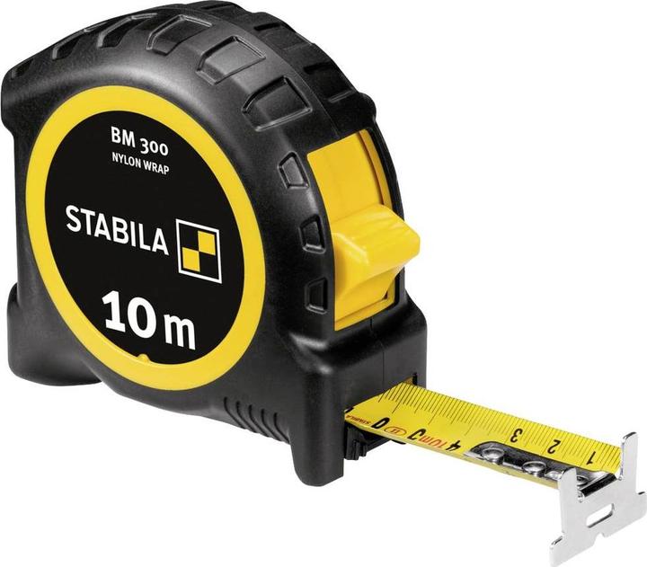 Image du produit Stabila Mètre ruban de poche BM 300, 10 m, échelle métrique 1000 (Métrique)