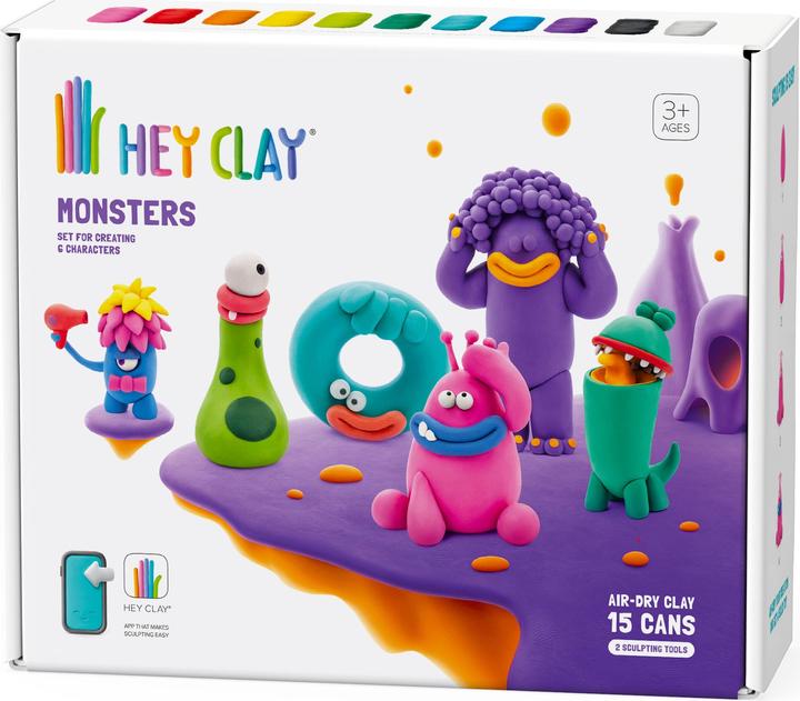 Actual product image Hey Clay Monsters
