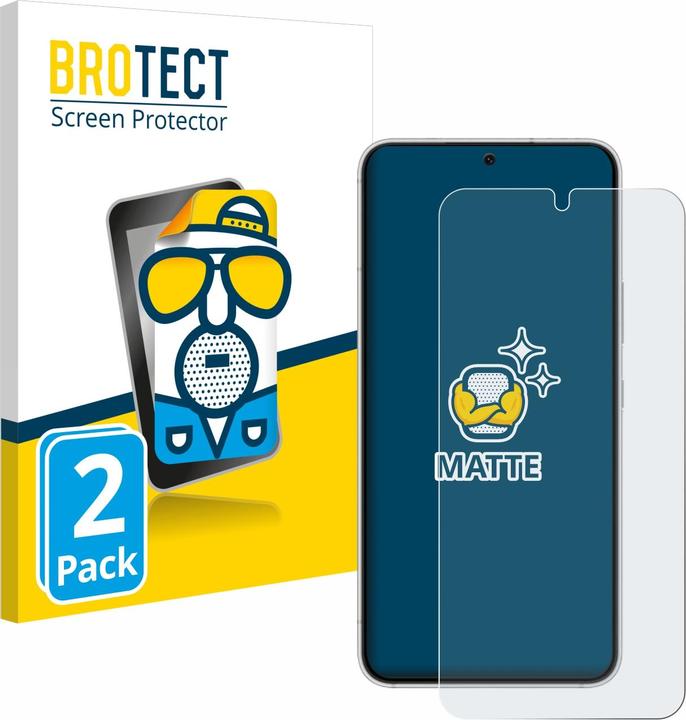 Actual product image BROTECT Anti-glare screen protector matt (2 Piece, Samsung Galaxy S22+)
