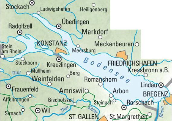 Actual product image Bike map Lake Constance-Thurgau