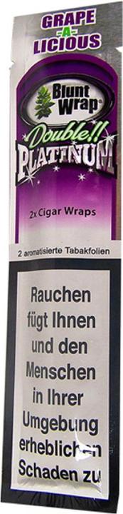 Blunt Wraps Double Platinum Grape-a-licious 2 in 1