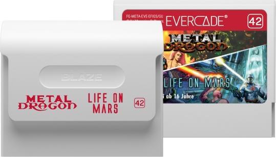 Produktbild Blaze Evercade Metal Dragon/Life on Mars Cartridge (DE)