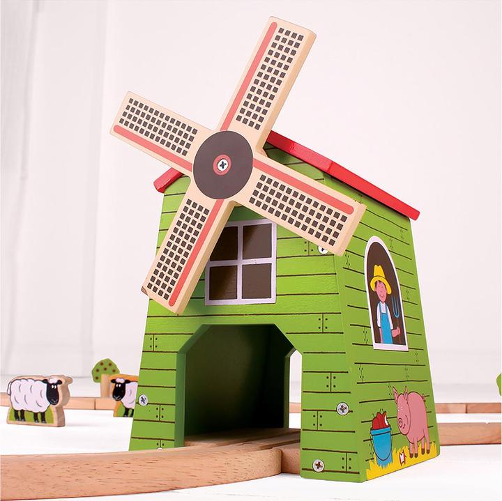 Actual product image Bigjigs Wooden windmill