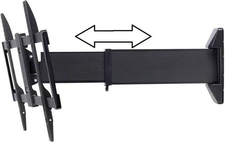 Produktbild SpeaKa Professional TV-Wandhalterung 94cm (37”) - 177.8 cm (70”) ausziehbar (Wand, 70", 40 kg)