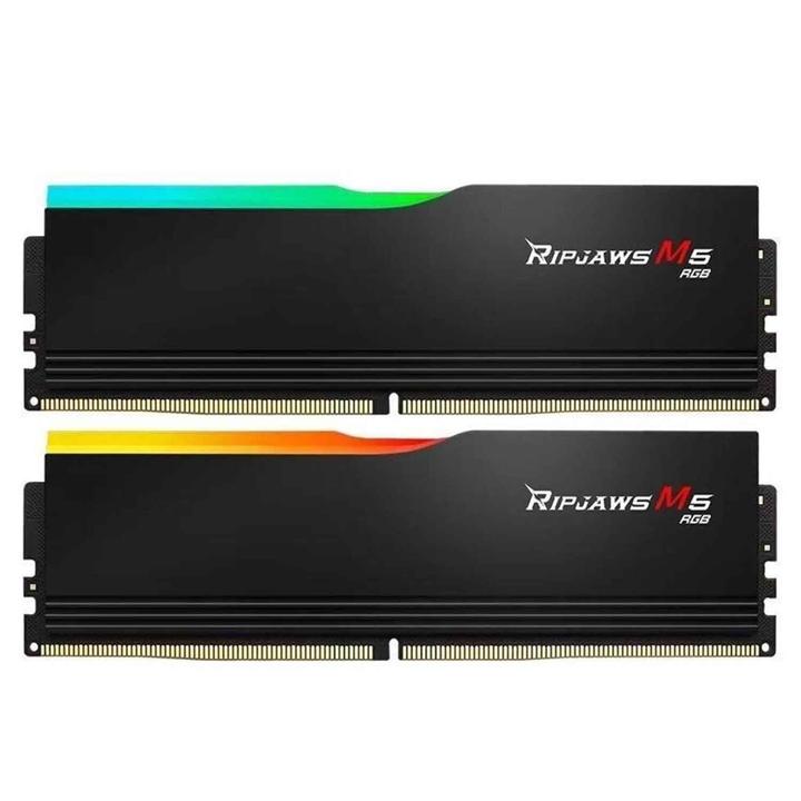 Image du produit G.Skill DDR5 32GB PC 6000 CL28 (2x16GB) 30-M5 RGB RM5RK (2 x 16GB, 6000 MHz, RAM DDR5, DIMM)