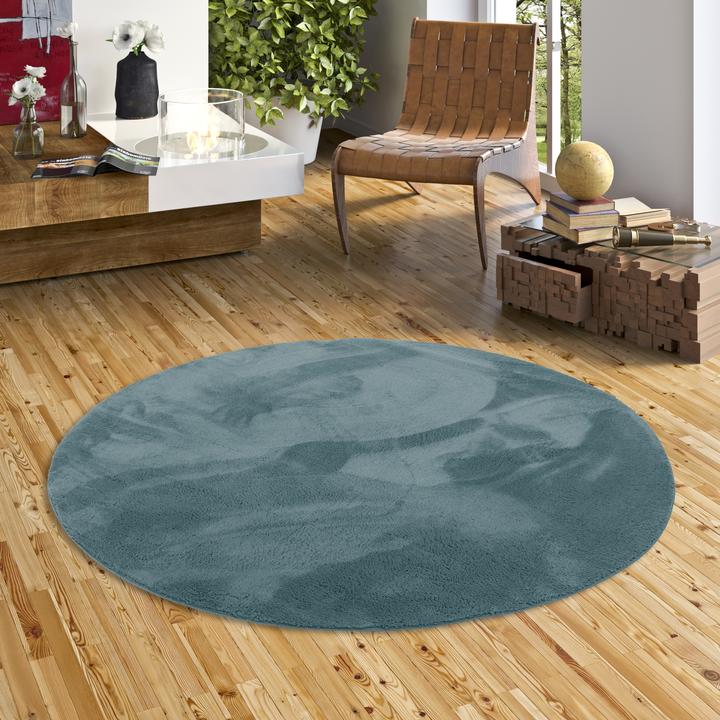 Produktbild Pergamon Luxus Super Soft Fellteppich Pearl Rund (200 x 200 cm)