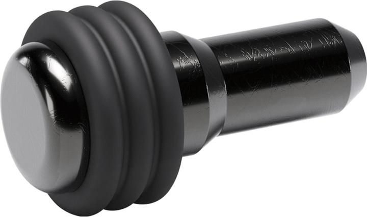 Produktbild Italiana Ferramenta Glasbodenträger Petra zum Stecken, Bohr ø 5 mm, Stahl schwarz (100 Stk.)