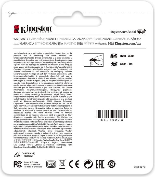 Image du produit Kingston Canvas Go Plus (512 Go, microSDXC, U3, UHS-I)