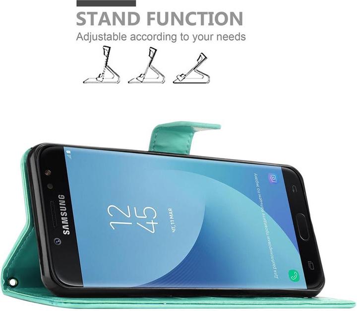 Productafbeelding Cadorabo Bloemen Boekomslag (Samsung Galaxy J7 2018)