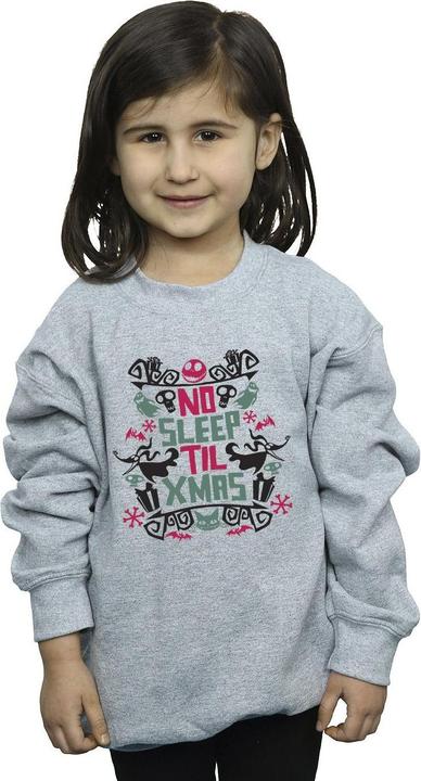 Image du produit Disney - Sweat THE NIGHTMARE BEFORE CHRISTMAS NO SLEEP TIL XMAS - Fille (152, 158)