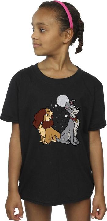 Immagine prodotto Disney Lady And The Tramp Moon Maglietta Ragazze (152, 158)