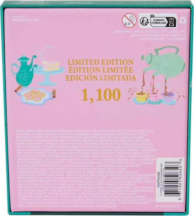 Actual product image Loungefly Disney by pin badges Unbirthday Cake 3" Limited Edition 8 cm