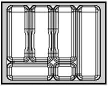 Actual product image Agoform Cutlery tray