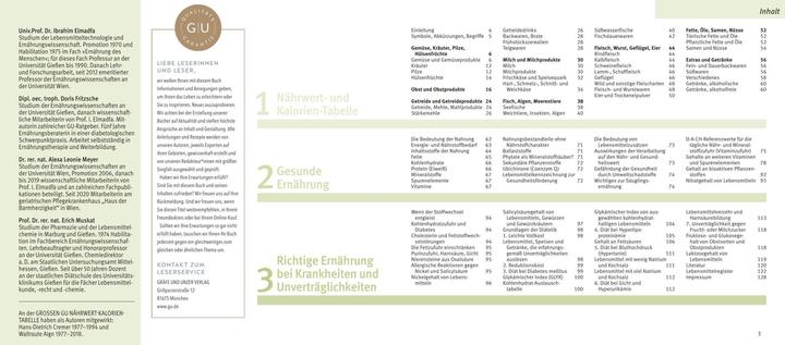 Nährwerte und Zutaten Die grosse Nährwert-Kalorien-Tabelle 2024/25 (Deutsch, Erich Muskat, Alexa Leonie Meyer, Ibrahim Elmadfa, Doris Fritzsche, 2023)