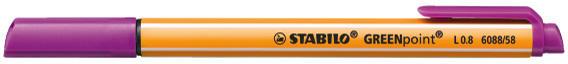 Actual product image STABILO GREENpoint environmentally friendly felt-tip pen (Purple, 1 x)