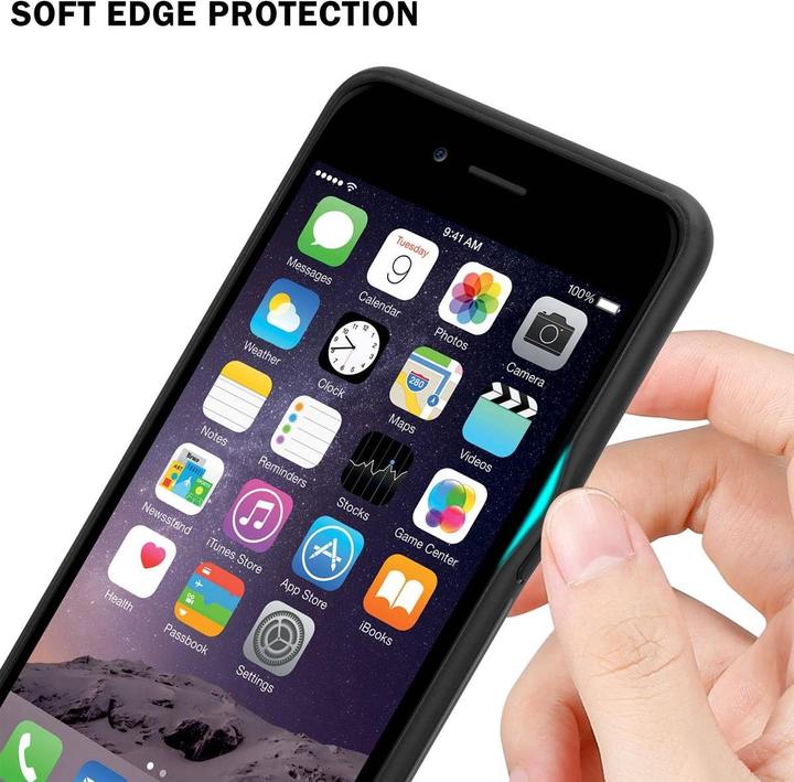 Produktbild Cadorabo TPU 2 Farben Glas Cover (Apple iPhone 6 Plus)