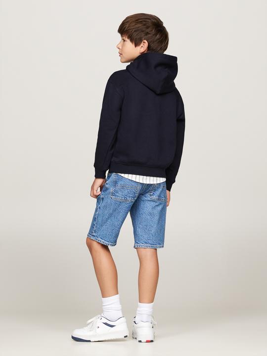 Produktbild Tommy Hilfiger Kids Timeless Fleece Hoodie - Blauw - Boys - 10 jaar (10)