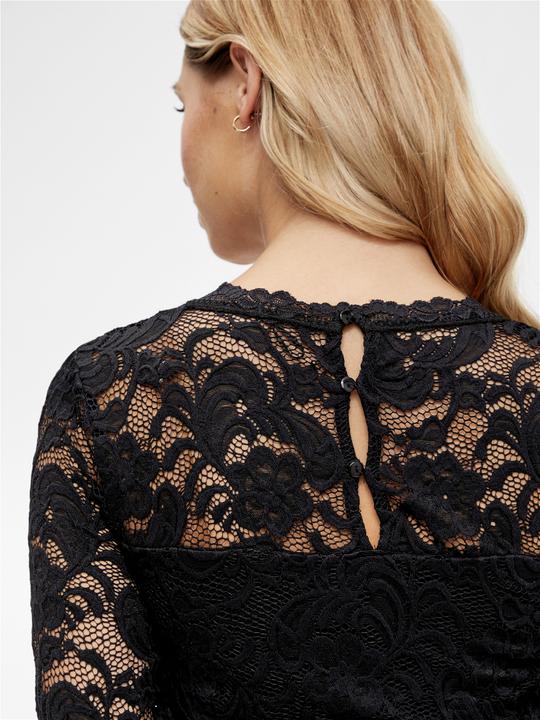 Image du produit Mamalicious Robe de grossesse en dentelle à manches 3/4 (S)