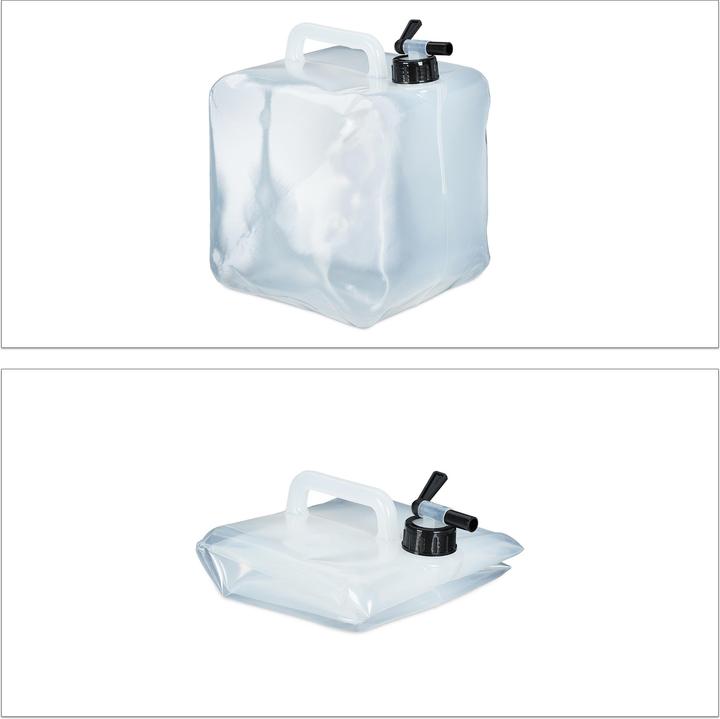 Actual product image Relaxdays 4x water canisters