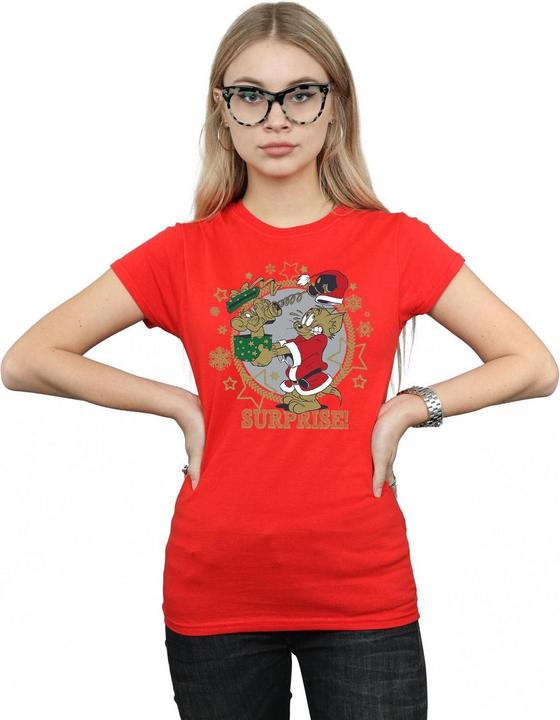 Image du produit Tom & Jerry - T-shirt CHRISTMAS SURPRISE - Femme (M)