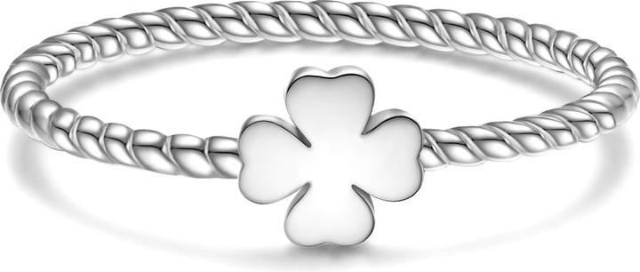 Glanzstücke München Damen Ring Kleeblatt Sterling Silber - 34616