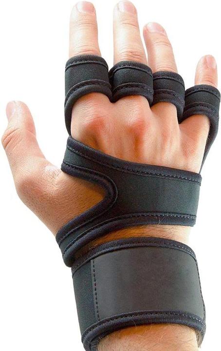 Immagine prodotto JTI Guanti da allenamento con supporto per il polso - Nero - L (L)
