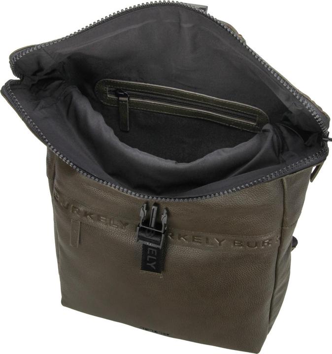 Produktbild Burkely Minimal Mason Unisex Rolltop -Rucksack - 14 -Zoll -Laptop -Kompartiment - Grün (21 l)