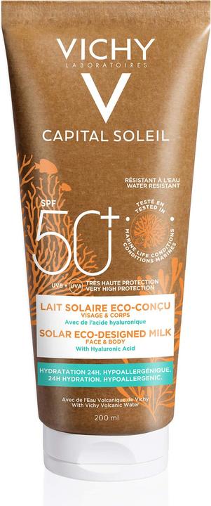 Produktbild Vichy Capital Soleil Feuchtigkeits Sonnenmi LSF50+, 200 ml CRE (Sonnenmilch, SPF 50+, 200 ml)