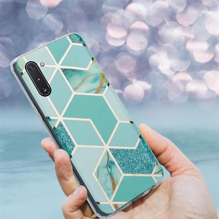 Produktbild Cadorabo IMD TPU Bunter Marmor Cover (Samsung Galaxy Note 10)