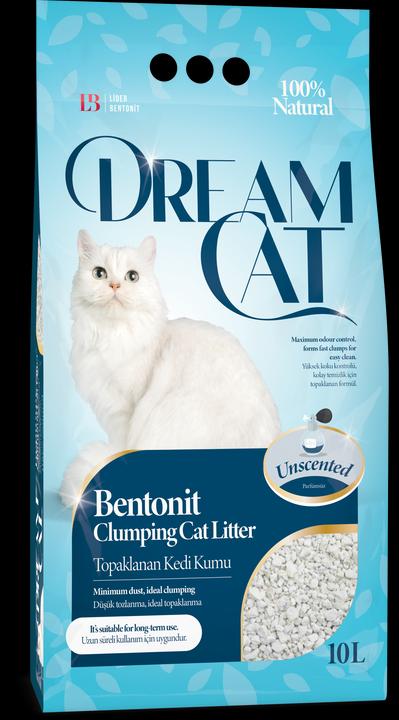 Actual product image Dream Cat Classic Cat Litter - Fine Clumping Litter Made from Bentonite, 10L (Clumping, 8.50 kg)