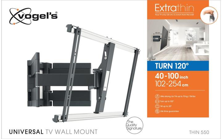 Produktbild Vogels Thin 550 (Wand, 100", 70 kg)