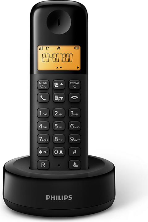 Produktbild Philips Wireless Phone D1601B/34 1,6 300 mAh GAP Black