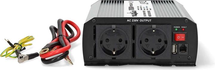 Produktbild Nedis Power Inverter änderte Sinus-Wellen - Eingangsspannung: 24 V DC - Geräteausgangsanschluss: Typ