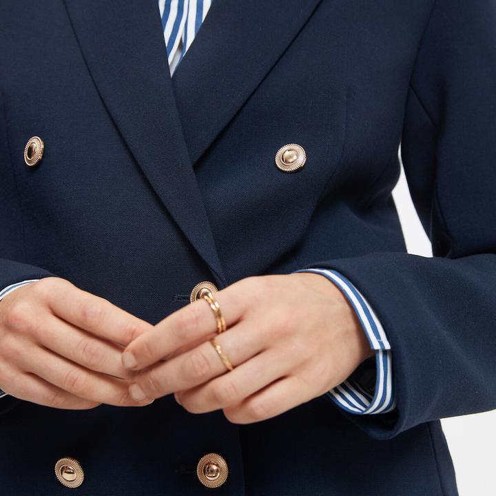 Actual product image La Redoute Collections Straight blazer Signature AURIANE in officer style (38)