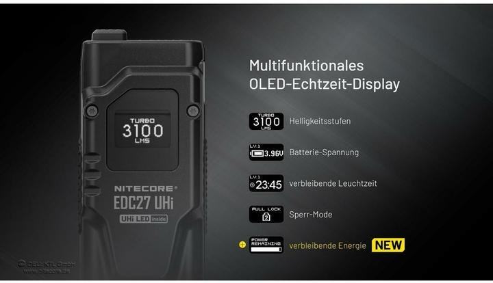 Produktbild Nitecore EDC27 UHI (13.53 cm, 3100 lm)