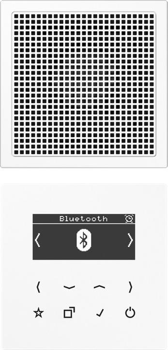 Image du produit JUNG Smart Radio DABLS1BTWW DAB+ avec tuner radio Kit Bluetooth mono (Tuner radio)
