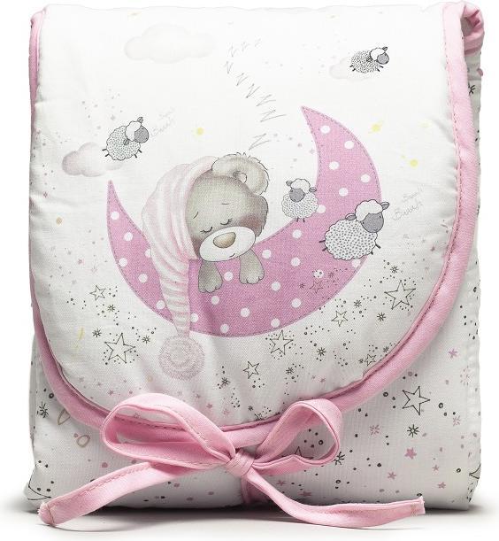 Image du produit Interbaby MATELAS À LANGER DE VOYAGE - 45X75 CM - COTON+PLASTIQUE - ROSE