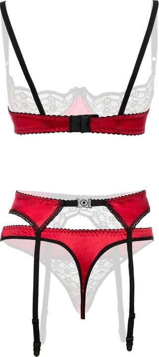 Productafbeelding Christine Le Duc 3-delige BHS-set Gush Rood (XL)