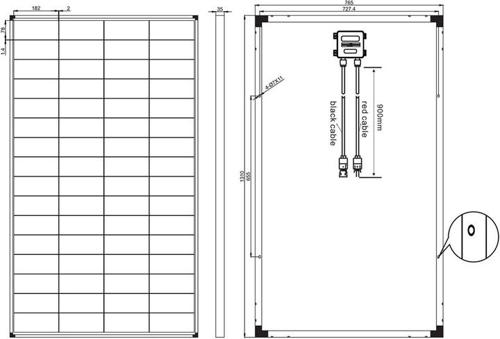 Image du produit Enjoy solar Perc 10BB (210 W, 11.60 kg)
