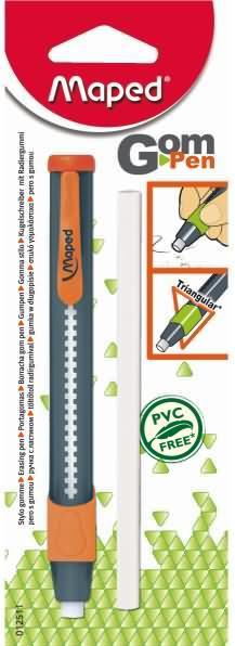 Produktbild Maped Radierstift Gom-Pen mit zusätzlichem Ersatzradierstrang auf Blisterkarte
