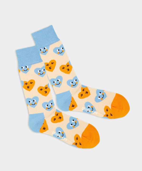 Produktbild DillySocks Smiling Hearts (36 - 41)