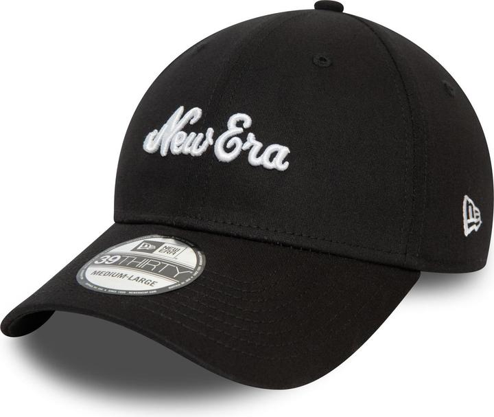 New Era 39Thirty Stretch Cap - BRAND SCRIPT schwarz - L/XL (XL)