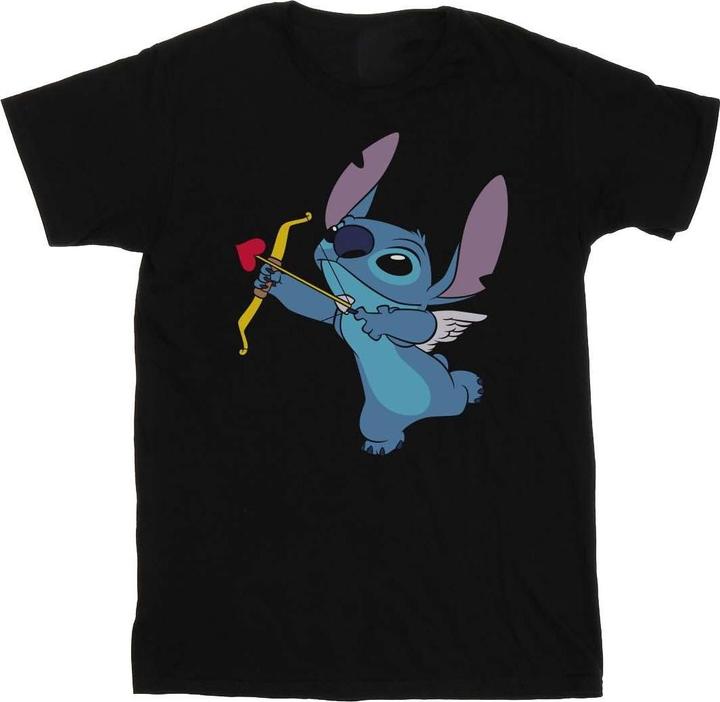 Immagine prodotto Disney Lilo And Stitch Stitch Cupid Valentines Maglietta Ampia Donna (M)