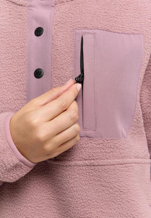 Produktbild Witeblaze FLORA Ladies fleece hoodie,tr traubengrau XL (XL)