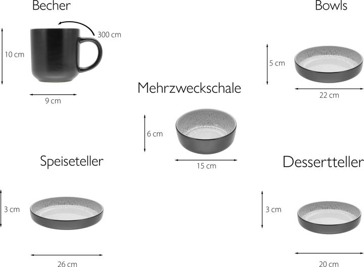 Actual product image CreaTable Nordic Fjord (30 Piece)