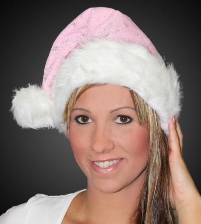 Produktbild Rainbow Weihnachtsmütze mit Pelzrand und Glitzer