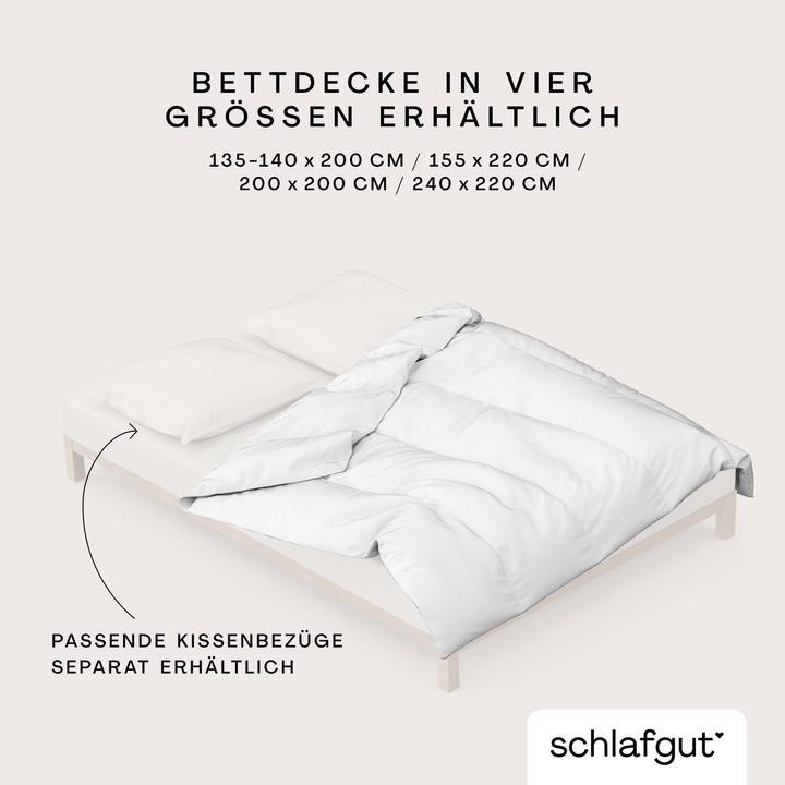 Actual product image schlafgut Woven Satin (Duvet cover, 140 x 200 cm)