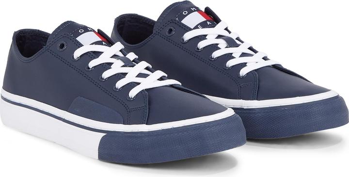 Actual product image Tommy Hilfiger Tommy Jeans Mens Leather Vulc - 55397 (40)