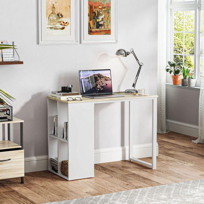 Produktbild Swisshandel24 Kompakter Computertisch, Moderner Schreibtisch, 100 x 54 x 75 cm, Weiss