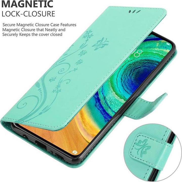 Productafbeelding Cadorabo Bloemen Boekomslag (Huawei Mate 30)